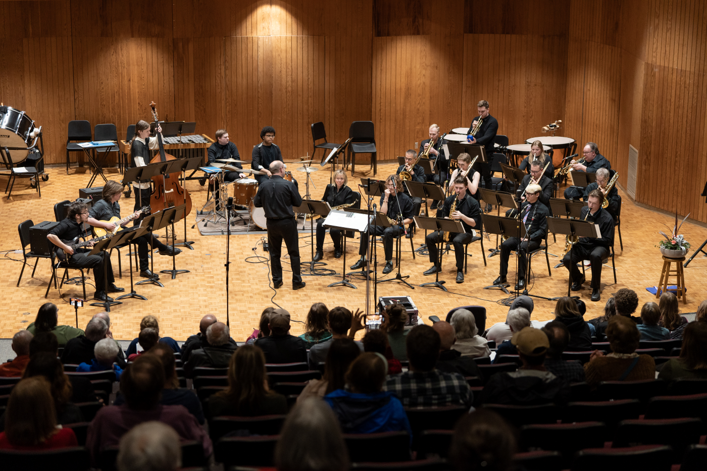 jazz combo playing in Auditorium